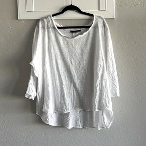 Tahari 3X linen top